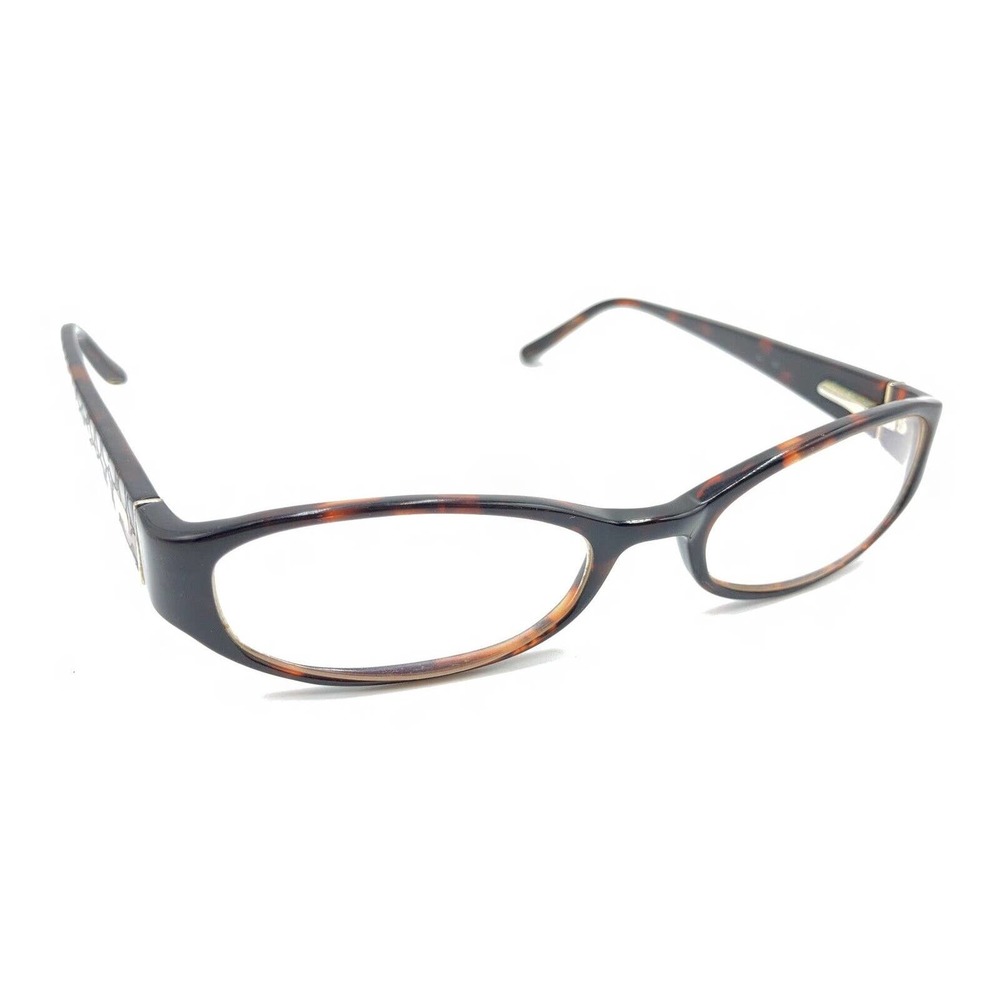Coach Adelle 534 Tortoise Brown Oval Eyeglasses Frames 50-18 135 Women Designer